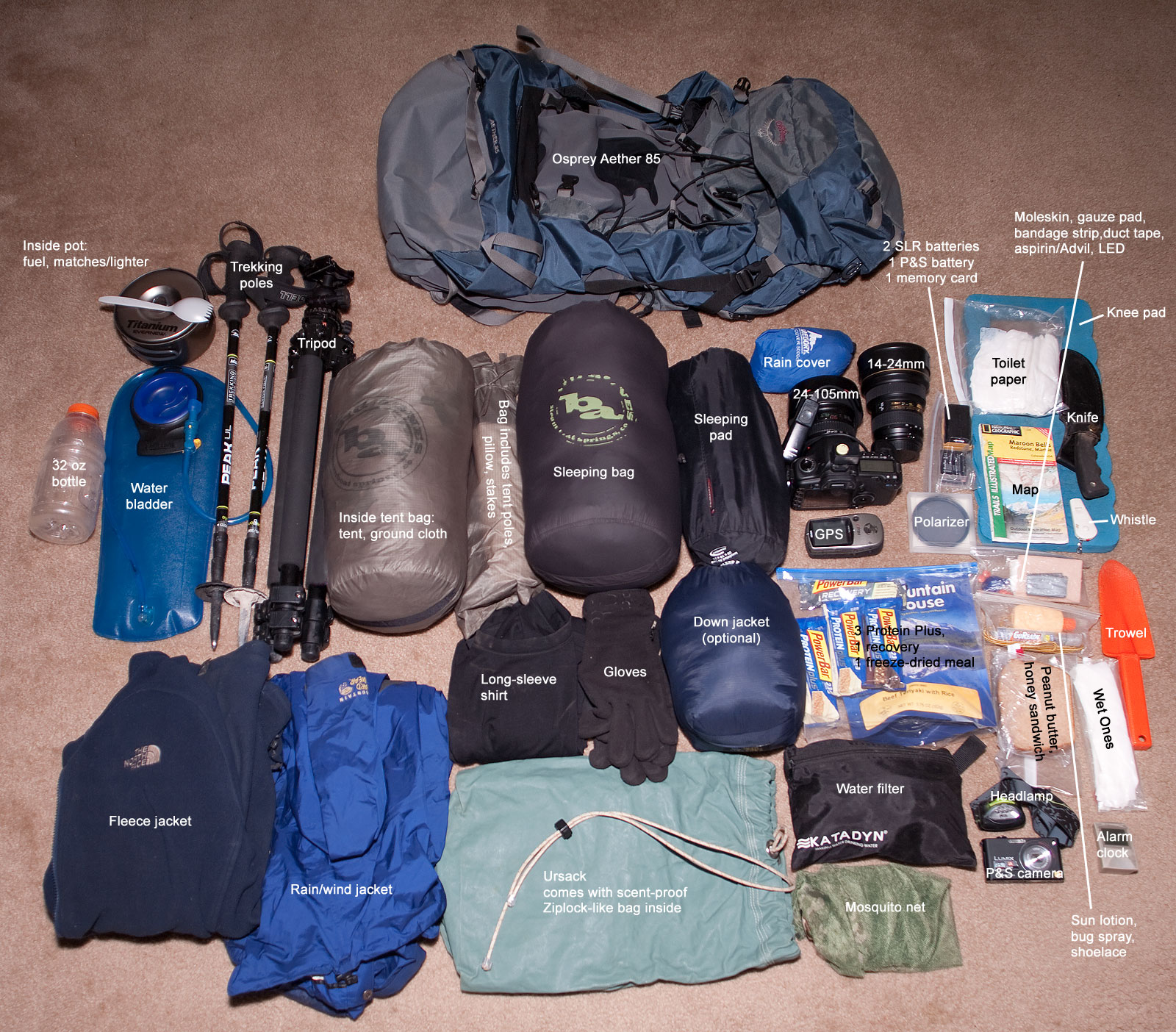 Expedition Gear, Lots