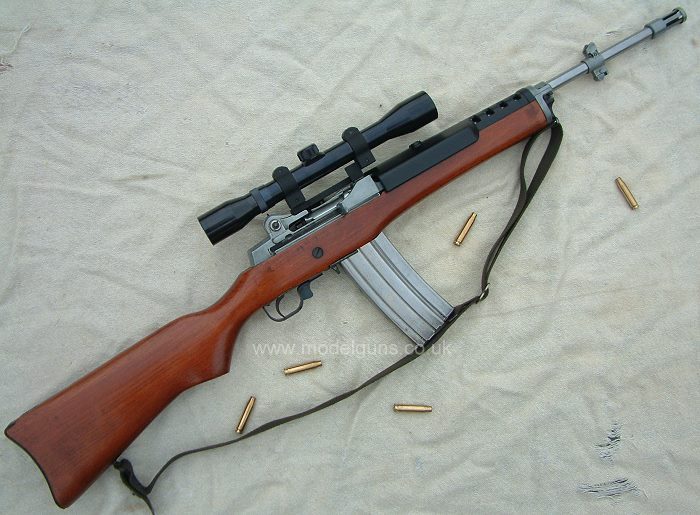 Ruger Mini-30 with scope