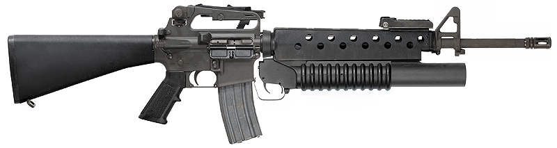 M16 with M203 Grenade Launcher
