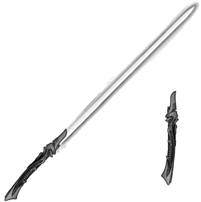 Silver-bladed Lightsaber