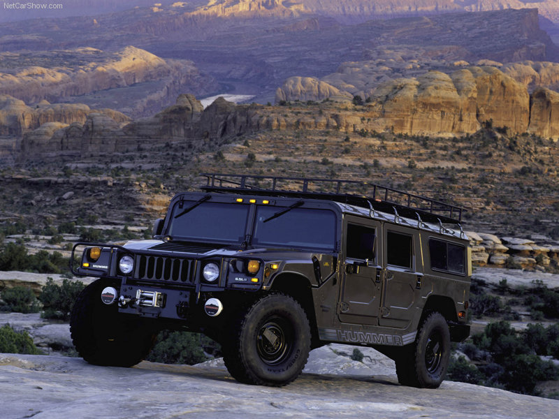 Military HMMWV refitted for civilian use