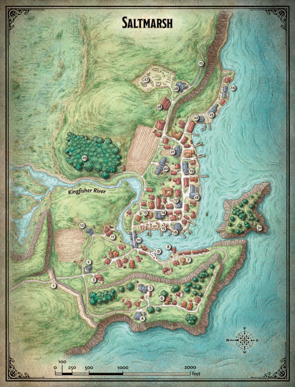 Saltmarsh - Numbered Map.png