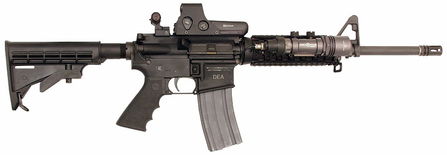 M4A1 Carbine w/Holographic Sight, Flashlight