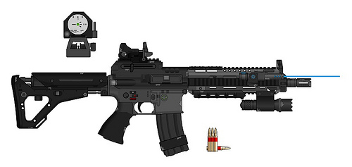 H&K HK416 w/Holographic Sight, Flashlight (Season 2)