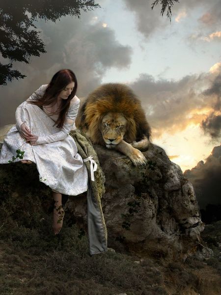 File:Angharad and Lion.jpg